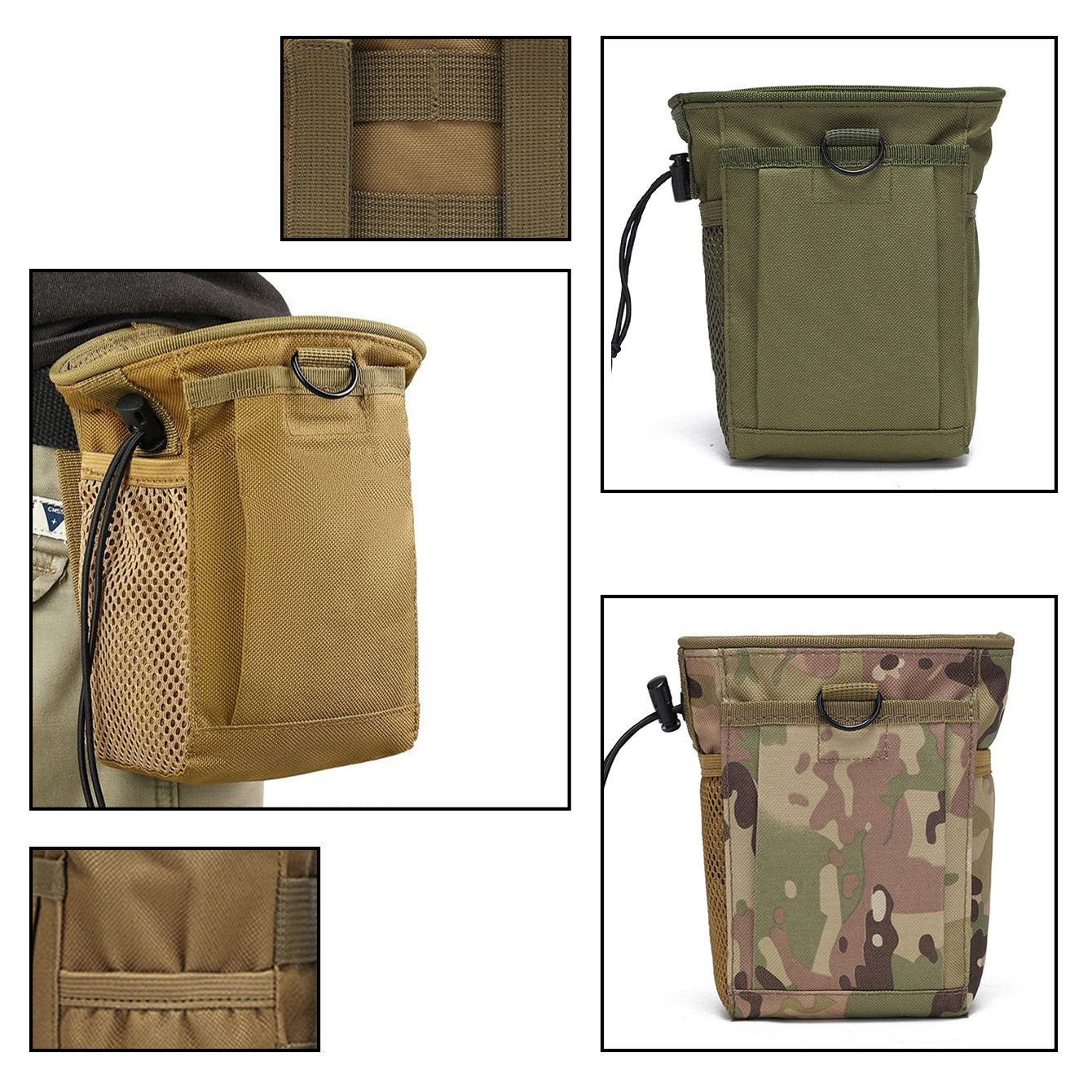 3-5L camouflage MOLLE bag recy - đánh giá và giá Outdoor Hunting Belt