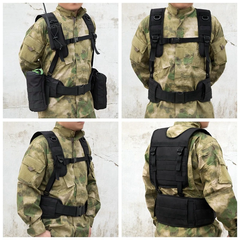 Detachable Tactical Vest Molle - đánh giá và giá Outdoor Hunting Belt