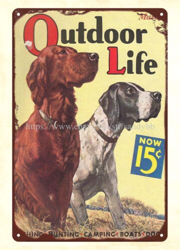 1936 OUTDOOR LIFE magazine hun - đánh giá và giá Hunting Dog Outdoor Shop