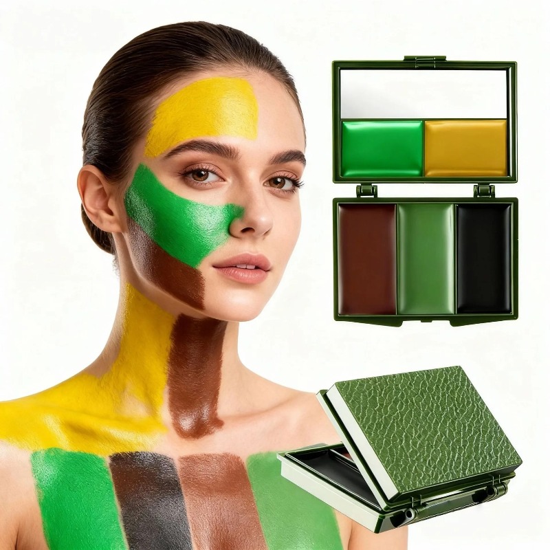 3 Colors Camouflage Face Paint - đánh giá và giá Camo Face Paint