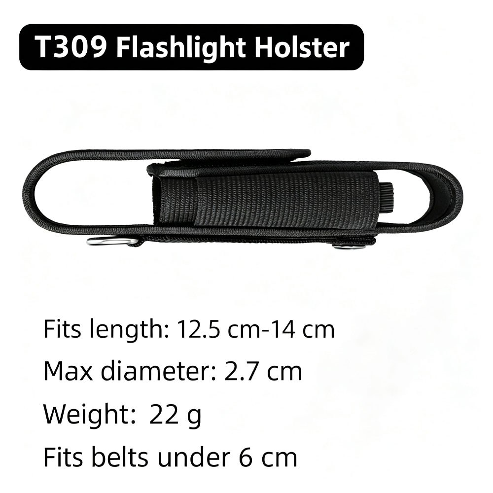 T309 Tactical Flashlight Pouch - đánh giá và giá Outdoor Hunting Belt