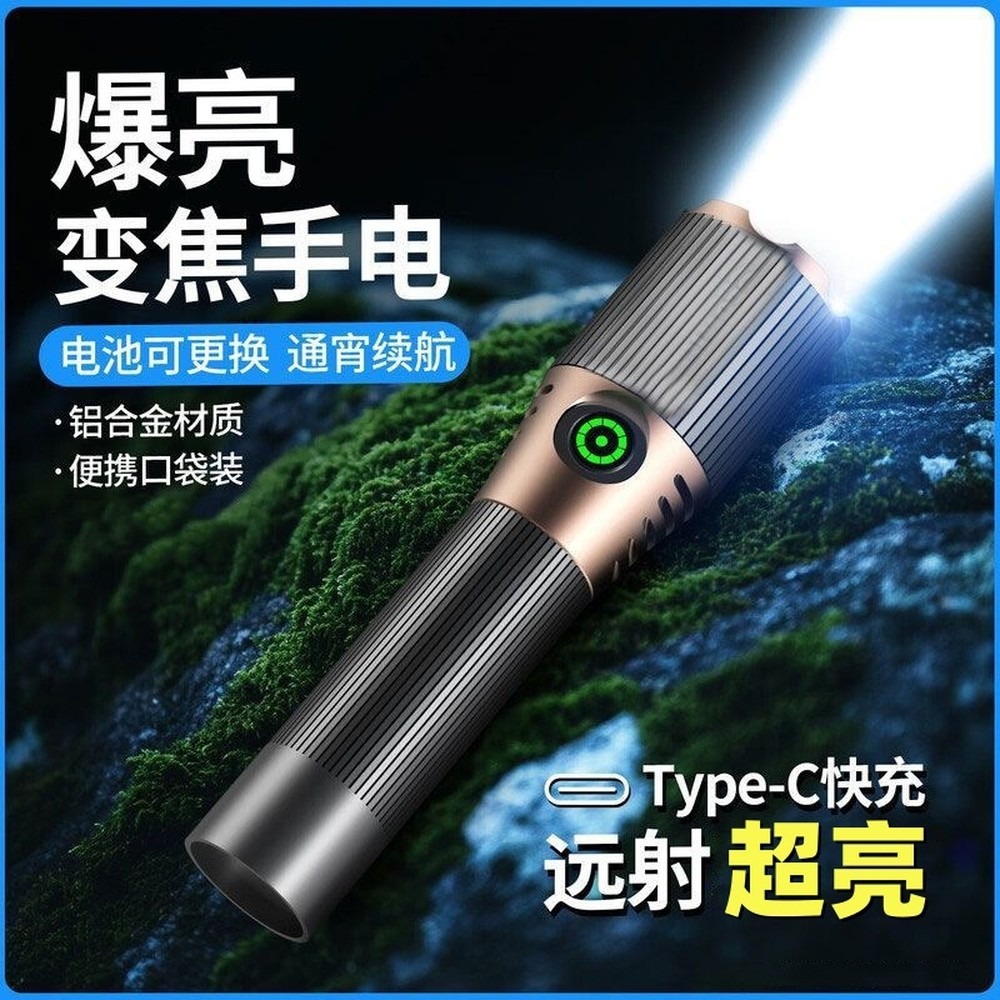 Tactical Zoom Flashlight, Supe - đánh giá và giá Headlamp Tactical Bright