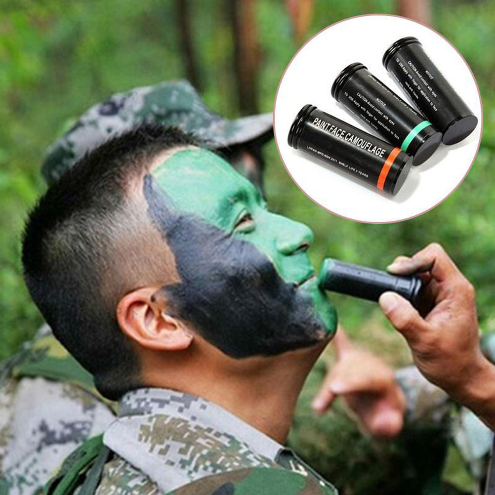 3Pcs Camo Face Paint Kit Skin  - đánh giá và giá Camo Face Paint
